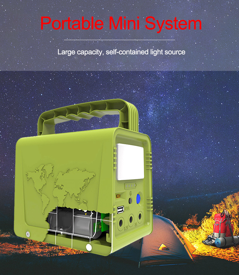 Emergency portable solar gener