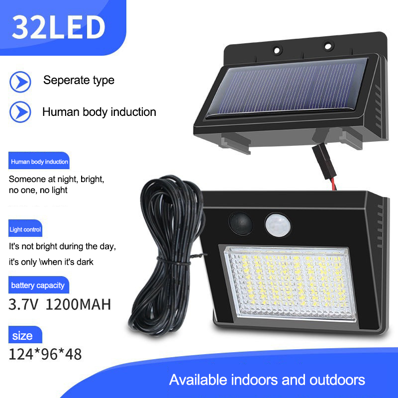 Solar outdoor sensor light