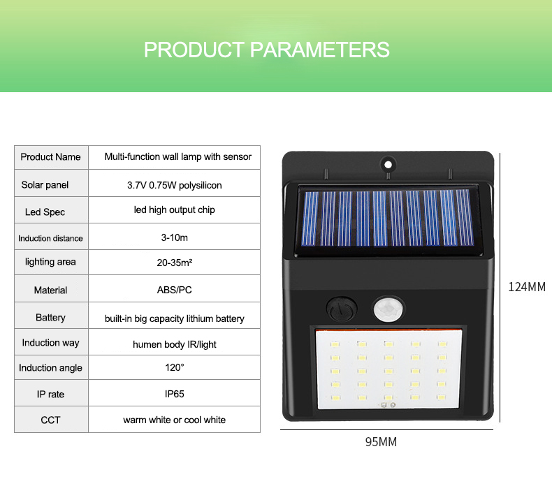 Solar outdoor sensor light(图8)